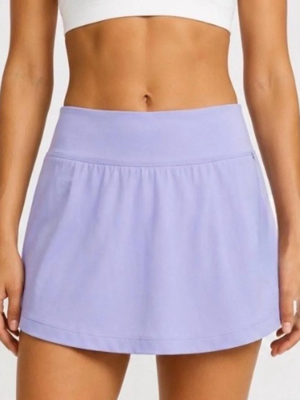 Nike | Women’s Lavender Pull On Wide Waist Golf Tennis Workout Skort Sz M(8-10)